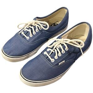 Vans Unisex Classic Blue Lace-Up Sneakers
